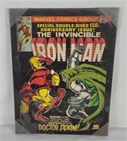 Marvel Iron Man Wood Plaque