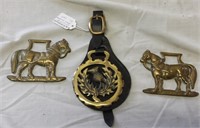 Horse Brass Lot of 3