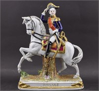 Davoust Porcelain Figure of Napoleon on Horse