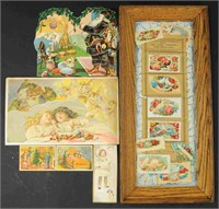 INTERESTING GROUPING OF CHRISTMAS TRADE CARDS