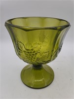 Various MCM Green Glassware