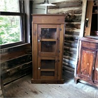 Pine corner cupboard - Small size