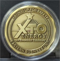 XTO energy challenge coin