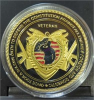 Veteran challenge coin