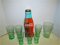 Lot of Unique Coke Cola Items, Glasses