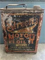 Vintage Streett's Ideal motor oil, St. Louis, M