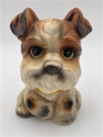 Vintage Norleand Ceramic Terrier Coin Bank