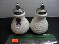 Imperial Milk Glass Salt and Pepper Shakers