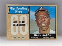 1968 Topps All Star Selection Hank Aaron #370