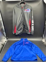 2 Buffalo Bills NFL Nike Jackets Size XL
