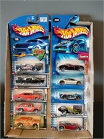 Flat of Hot Wheels