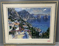 Howard Behrens Signed “Isle of Capri” Serigraph