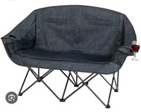 Mac Sports Camping Double Chair with Cup Holders