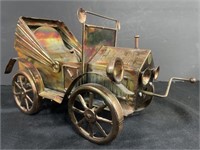 Copper Tin Metal Model T Convertible Music Box.