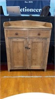 ANTIQUE CHESTNUT JELLY CUPBOARD