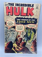 The Incredible Hulk #2: 1962 12-cent comic book
