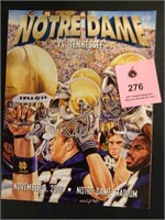 Vintage collectors Program Notre Dame VS Tennesse