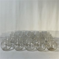Bubble Bowl Fish Bowl Clear Glass