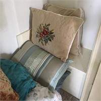 Closet Lot with Comforters and Pillows