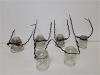 (6) Glass Insulators