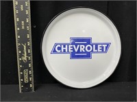 Chevrolet Enamel Advertising Tray