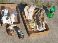 Several angel figurines