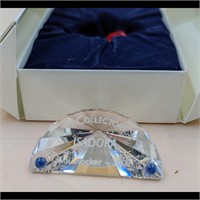 Swarovski Isadora 2002 Title Plaque with Box