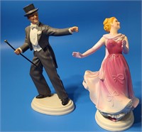 Pair of Avon Barleys of Broadway Figurines