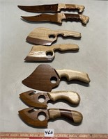 VERY INTERESTING WELL MADE WOODEN KNIFES