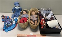 INTERESTING LOT OF VINTAGE DOLLS AND MORE