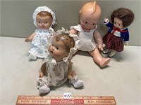MIXED DOLL LOT INCL COMPOSITE DOLLS