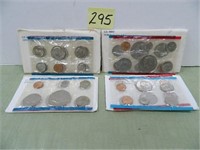 (4) US P/D Mint Sets (1971,75,78,79)
