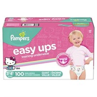 Pampers Easy Ups Girls Training Pants Giant Pack
