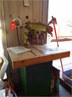 DEWALT RADIAL ARM SAW ON WHEELED STAND