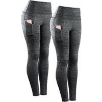 S  Sz S NELEUS Women's High Waist Yoga Leggings w/