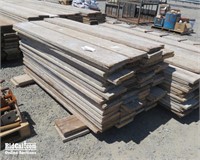 (22) 6' Wood Scaffolding Planks