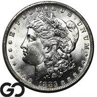 1883-O Morgan Silver Dollar, Gem BU Blazer