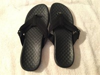New Size 40 Vionics Style Sandals-Black