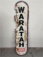 Original WARATAH Motor Spirit Sign - 1810 x