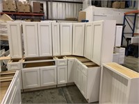 Brook Side Ivory Kitchen Cabinet Set