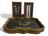 Tracy Porter Rooster Tray,Native American Art