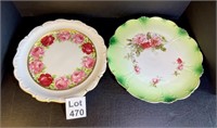 Antique Floral China Plates made In Germany