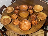 Baskets & Wood Bowls