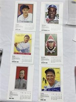 SET OF SIX CARDS MMA 1992 HALL OF FAME BASEBALL