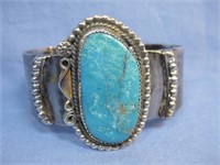 S.S. & Copper Turquoise 87g TW Hallmarked