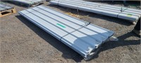 (100) Pcs 10' Steel Siding/Roofing