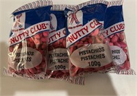 NEW (4x100g) Nutty Club Red Pistachios