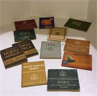 Military WWII pocket guides - various