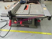 craftsman 10in table saw 2.5hp (not running)