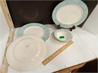 Cavalier Eggshell Plates Homer Laughlin Platter &